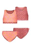 Just Beach zomer bikini meisjes - reversibel - zalm roze - Inside out - thumbnail