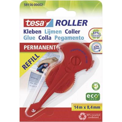 Tesa Roller navulling lijmroller permanent ecoLogo, ft 8,4 mm x 14 m, op blister Tesa Roller navulling lijmroller permanent ecoLogo, ft 8,4 mm x 14 m, op blister