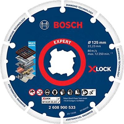 Bosch Accessories 2608900533 X-LOCK Diamanten doorslijpschijf Diameter 125 cm Boordiameter 22.23 mm Metaal 1 stuk(s) - thumbnail