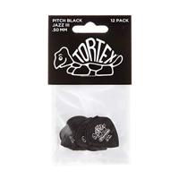 Dunlop Tortex Pitch Black Jazz III 0.50mm 12-pack plectrumset zwart - thumbnail