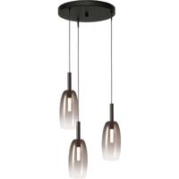Masterlight 3L vide hanglampLido Olive met Ø 11,5cm smoke-fading glas - 2862-05-05-35-3-4 - thumbnail