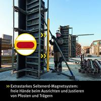 STABILA waterpas - 80 ASM - magnetisch - geel - 100 cm - 19180 - thumbnail
