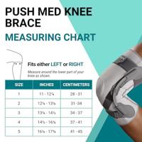 Push Med Kniebrace - 1 - Universeel - Grijs - thumbnail