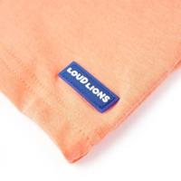 Kindershirt met korte mouwen 128 neonoranje - thumbnail