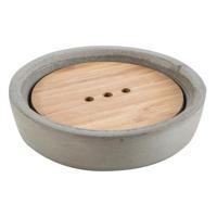 Nemo Stock Natural Boro zeephouder 115 x 25 mm materiaal betonhout CP907/CEM - thumbnail