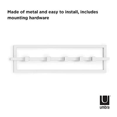 Umbra Cubiko Wandkapstok 5 Haken - Wit