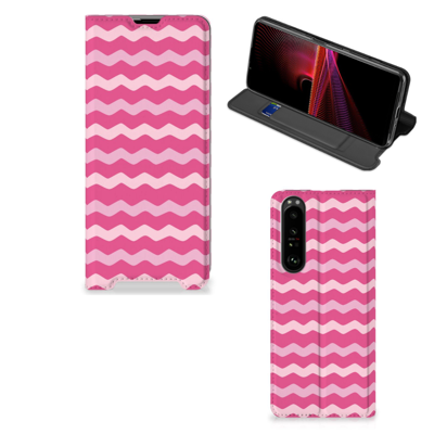 Sony Xperia 1 III | Hoesje met Magneet | Waves Pink