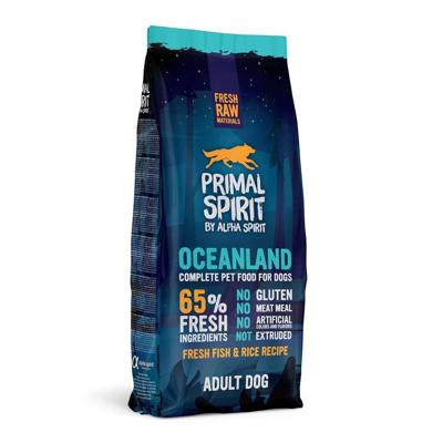 PRIMAL SPIRIT Oceanland Ryba - halfvochtig hondenvoer voor allergische honden - 12 kg