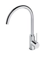 Keukenmengkraan Hotbath Cobber 1-hendel 36 cm Draaibare Uitloop Geborsteld Koper Living Colours - thumbnail