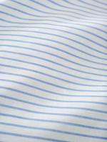 Marc O&apos;Polo Classic Fine Stripe Denim blue dekbedovertrek - thumbnail