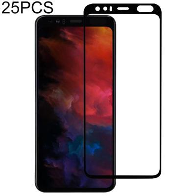 25 stuks volledige lijm volledig scherm gehard glas film voor Google pixel 4 XL
