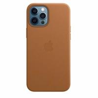 Apple Leather MagSafe Case iPhone 12 Pro Max Saddle Brown - thumbnail