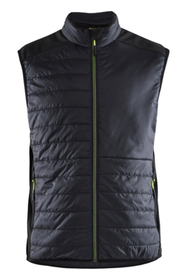 Blåkläder Gevoerde bodywarmer 38632030 | Zwart/High-Vis Geel | Maat 3XL - 7330509818183