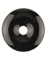 Obsidiaan Zwart Donut (40 mm) - thumbnail