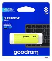 Goodram UME2 USB flash drive 8 GB USB Type-A 2.0 Geel - thumbnail