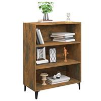 Dressoir 69,5x32,5x90 cm bewerkt hout gerookt eikenkleurig - thumbnail