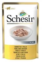 SCHESIR in jelly Tuna with chicken - nat kattenvoer - 85 g - thumbnail