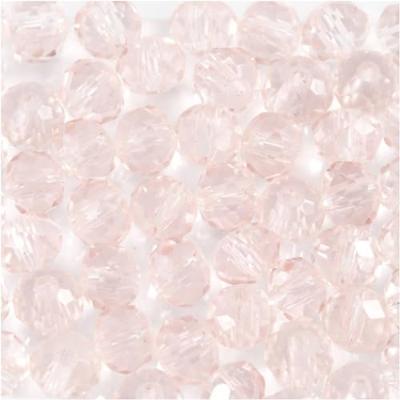 Creativ Company Glas kralen lichtroze, 45st.