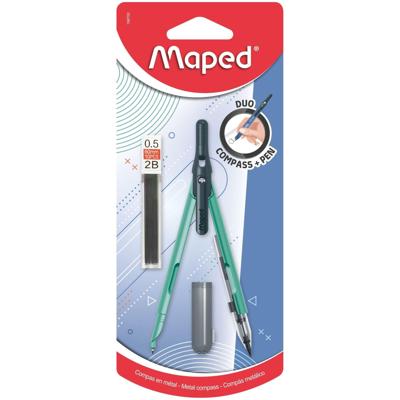 Penpasser maped 3delig assorti