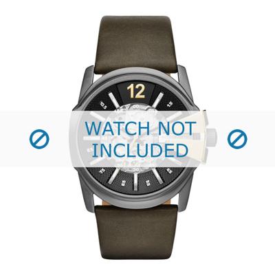 Diesel horlogeband DZ1730 Leder Groen 27mm