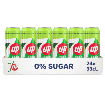 Seven Up free blik (24x 33cl)