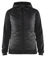 Blåkläder Dames hybride sweater 34642526 | Zwart/Donkergrijs | Maat M - 7330509727188 - thumbnail