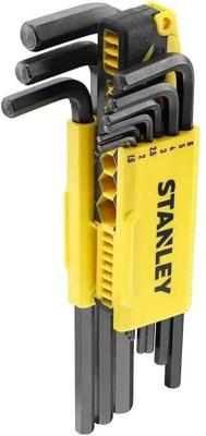 Stanley handgereedschap Stiftsleutelset 9Dlg Hex Grip - 0-89-904