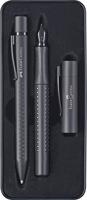 Faber Castell Balpen en Vulpen Grip - Zwart - thumbnail