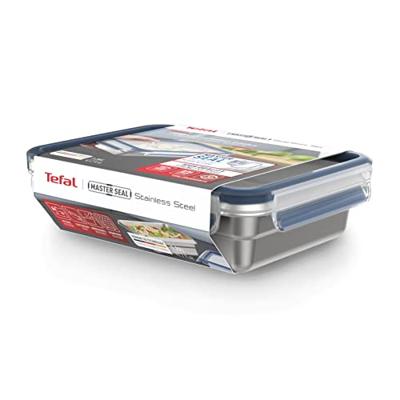 Tefal n1150510 masterseal vershoudbakje 1.2l rvs/blauw Tefal n1150510 masterseal vershoudbakje 1.2l rvs/blauw
