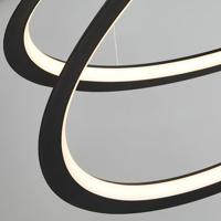 Searchlight Led hanglampSwirl - 51871-1BK - thumbnail