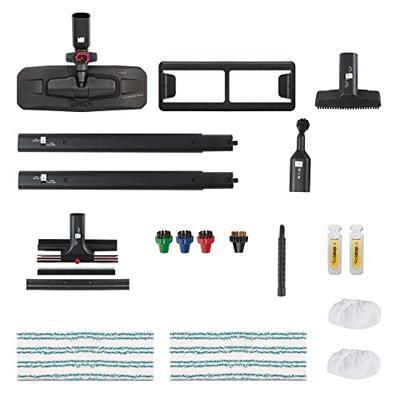 POLTI VAPORETTO Pro 95 Turbo Flexi - Stoomreiniger voor meerdere oppervlakken - 1100 W - 1,3 L - Zwart/Groen