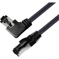 BKL Electronic 144032 RJ45 Netwerkkabel, patchkabel CAT 8.1 S/FTP 3 m Zwart Halogeenvrij 1 stuk(s) - thumbnail