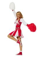 Cheerleader luxe, rood - thumbnail