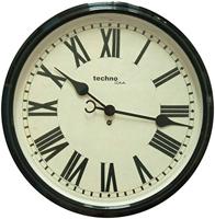 Techno Line WT 7050 Wandklok Kwarts 50 cm x 13 cm Zwart - thumbnail