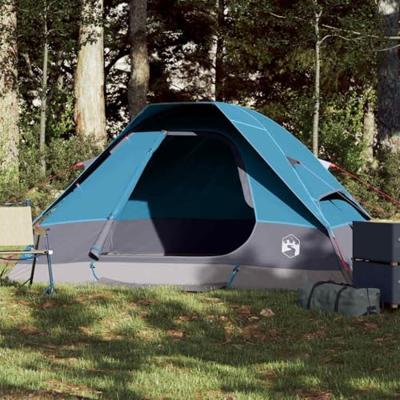 VidaXL Koepeltent 2-persoons waterdicht blauw