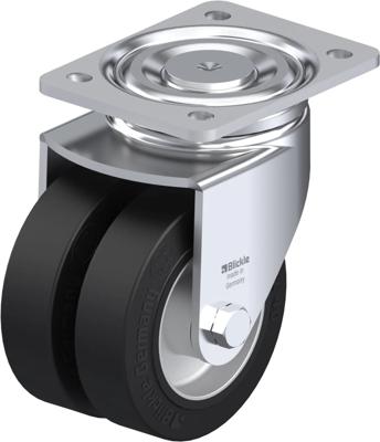 Blickle LHD-ALEV 125K Dubbel zwenkwiel Wieldiameter: 125 mm Draagvermogen (max.): 500 kg 1 stuk(s)