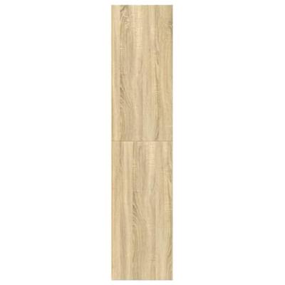 Hoge kast 70x41x185 cm bewerkt hout sonoma eikenkleurig