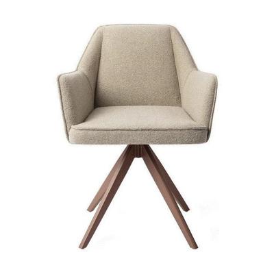 Jesper Home Draaibare Eetkamerstoel 'Tome' Turn Brown, kleur Great Greige