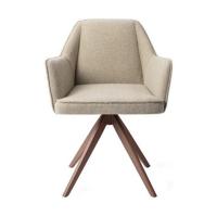 Jesper Home Draaibare Eetkamerstoel 'Tome' Turn Brown, kleur Great Greige - thumbnail