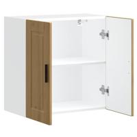 Keukenwandkast Porto bewerkt hout artisanaal eikenkleur - thumbnail