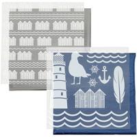Creativ Company Deco folie en transfervel, vuurtoren, vel 15x15 cm, blauw, zilver, 2x2 vel/ 1 doos - thumbnail