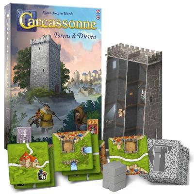 999 Games Carcassonne: Torens & Dieven Uitbreiding bordspel