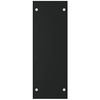 VidaXL Haardhoutrek 40x35x100 cm gehard glas zwart