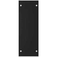 VidaXL Haardhoutrek 40x35x100 cm gehard glas zwart - thumbnail