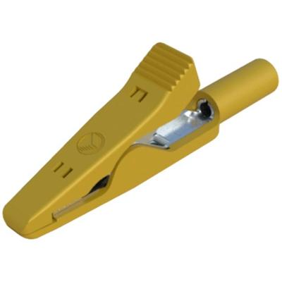 SKS Hirschmann MA 2 VA ge Grijpklem Bus 2 mm Ohne Messkategorie Geel SKS Hirschmann MA 2 VA ge Grijpklem Bus 2 mm Ohne Messkategorie Geel