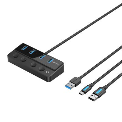 USB-HUB Vention CHWBF Zwart