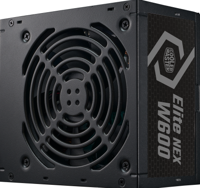 Cooler Master Elite NEX White 600 power supply unit 600 W 24-pin ATX ATX Zwart - thumbnail