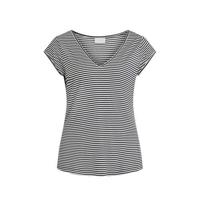 VILA gestreept T-shirt VISCOOP donkerblauw - thumbnail