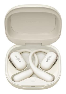 SHOKZ OpenFit 2 Hoofdtelefoons Draadloos oorhaak Gesprekken/Muziek/Sport/Elke dag Beige