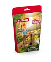 schleich POCKET SETS Farm World boswachter 81475 - thumbnail